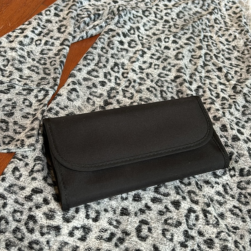 Black Travel Clutch